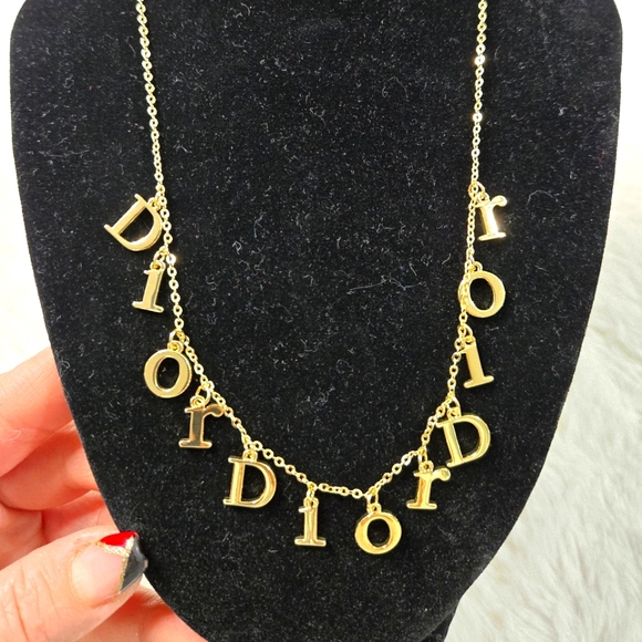 Dior Jewelry - 🔥🔥 Dior Gold Letter Necklace SOLD OUT RARE! 🔥